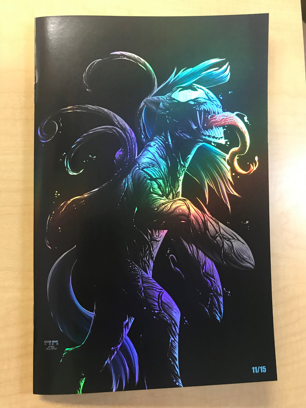My Nightmarish Little Venomous Ponies & The Magical Friendship Zombies #1 Venom #27 Gabriele DellÓtto Unknown Comics Exclusive Homage VIRGIN CHROME Variant Cover by Jacob Bear Limited to Only 15 Serial Numbered Copies!!!