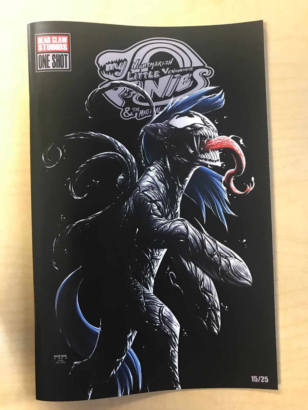 My Nightmarish Little Venomous Ponies & The Magical Friendship Zombies #1 Venom #27  Gabriele DellÓtto Unknown Comics Exclusive Homage TRADE DRESS Variant Cover by Jacob Bear Limited to Only 25 Serial Numbered Copies!!!