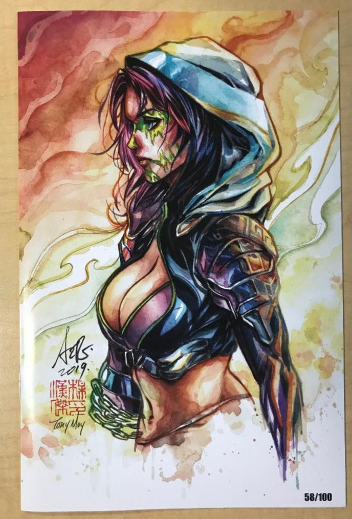 Prey for the Sinner Primer 2019 NYCC Exclusive Artgerm / Tony Moy Virgin Variant Cover Only 100 Serial Numbered Copies Made!!!