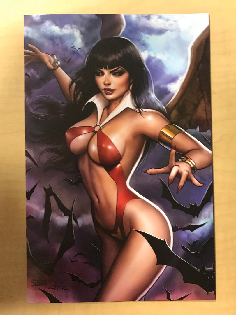 Vampirella #20 VIRGIN Variant Cover by Nathan Szerdy & JP Perez Comics Elite Exclusive Edition Limited to 500 Copies!!!