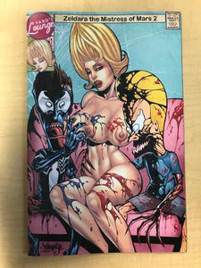 Faro's Lounge Zeldara Mistress of Mars #2 Beavis & Butt-Head Venomized Mash-Up Nice & Naughty Topless 2 Book Set by Jose Varese!!!
