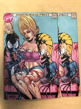 Load image into Gallery viewer, Faro&#39;s Lounge Zeldara Mistress of Mars #2 Beavis &amp; Butt-Head Venomized Mash-Up Nice &amp; Naughty Topless 2 Book Set by Jose Varese!!!